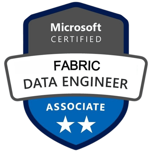 Fabric Data Engineer Associate (DP-700) certification badge