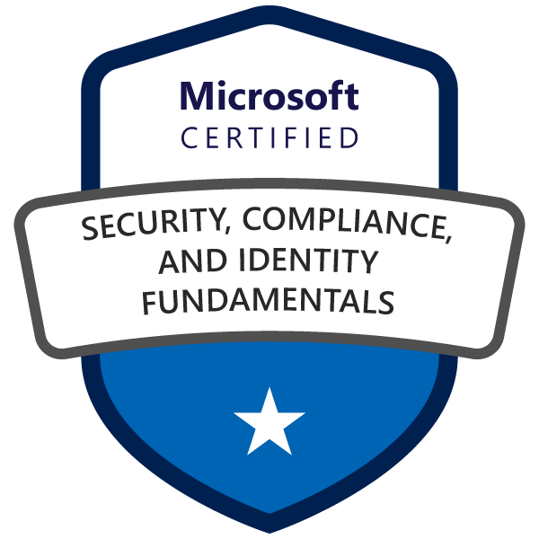Security, Compliance and Identity Fundamentals (SC-900) certification badge